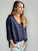 raine shirt - navy linen Apparel