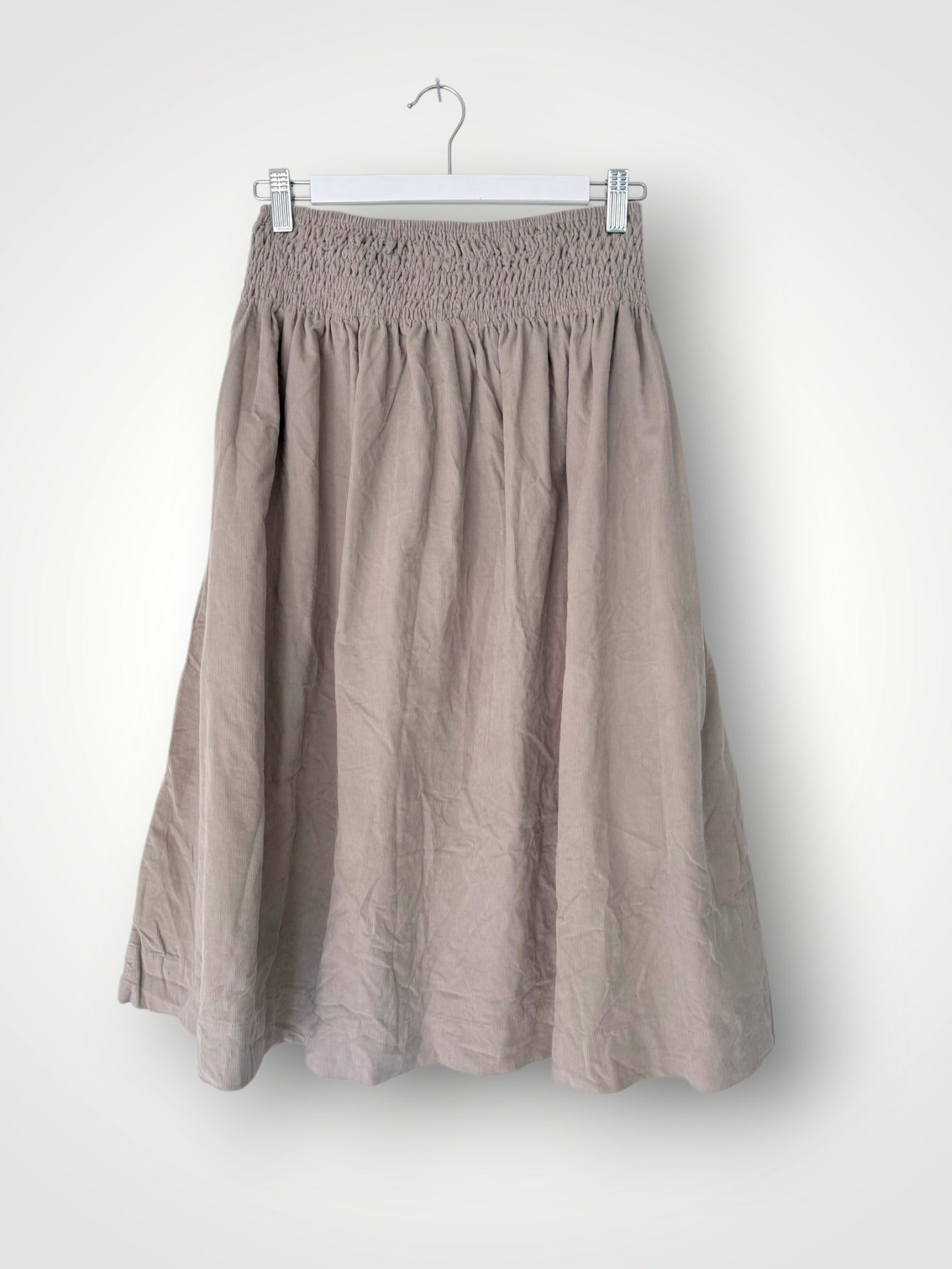 lola skirt-sand cord Apparel
