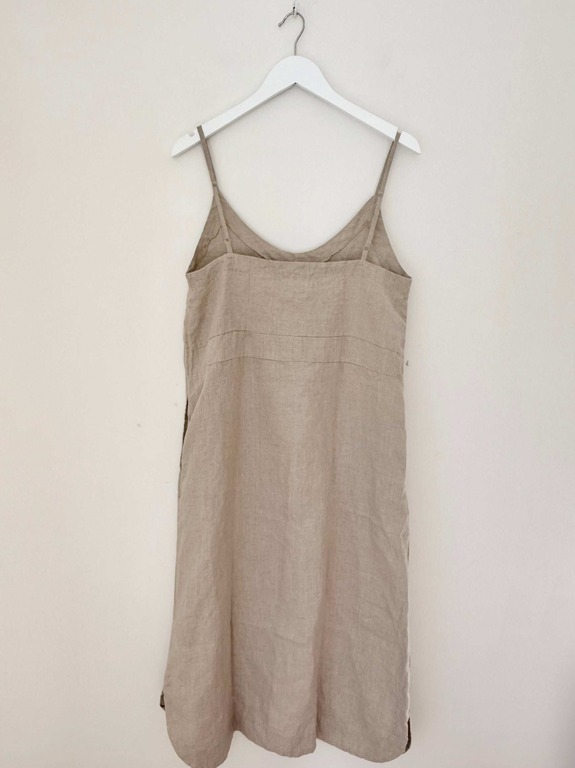 mabel dress-natural linen