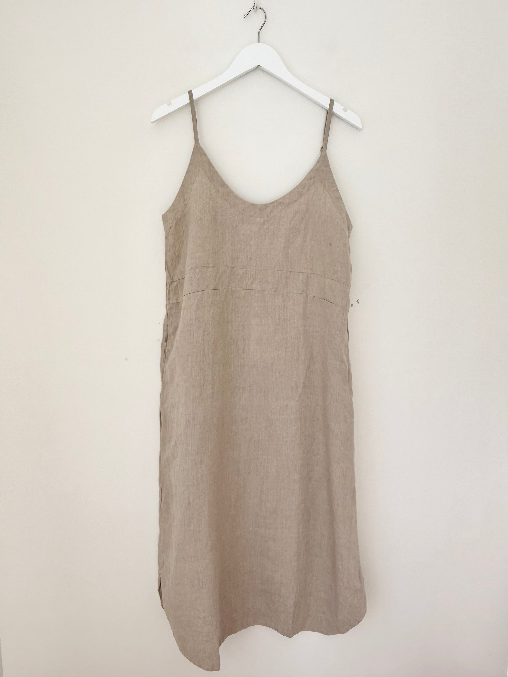 mabel dress-natural linen