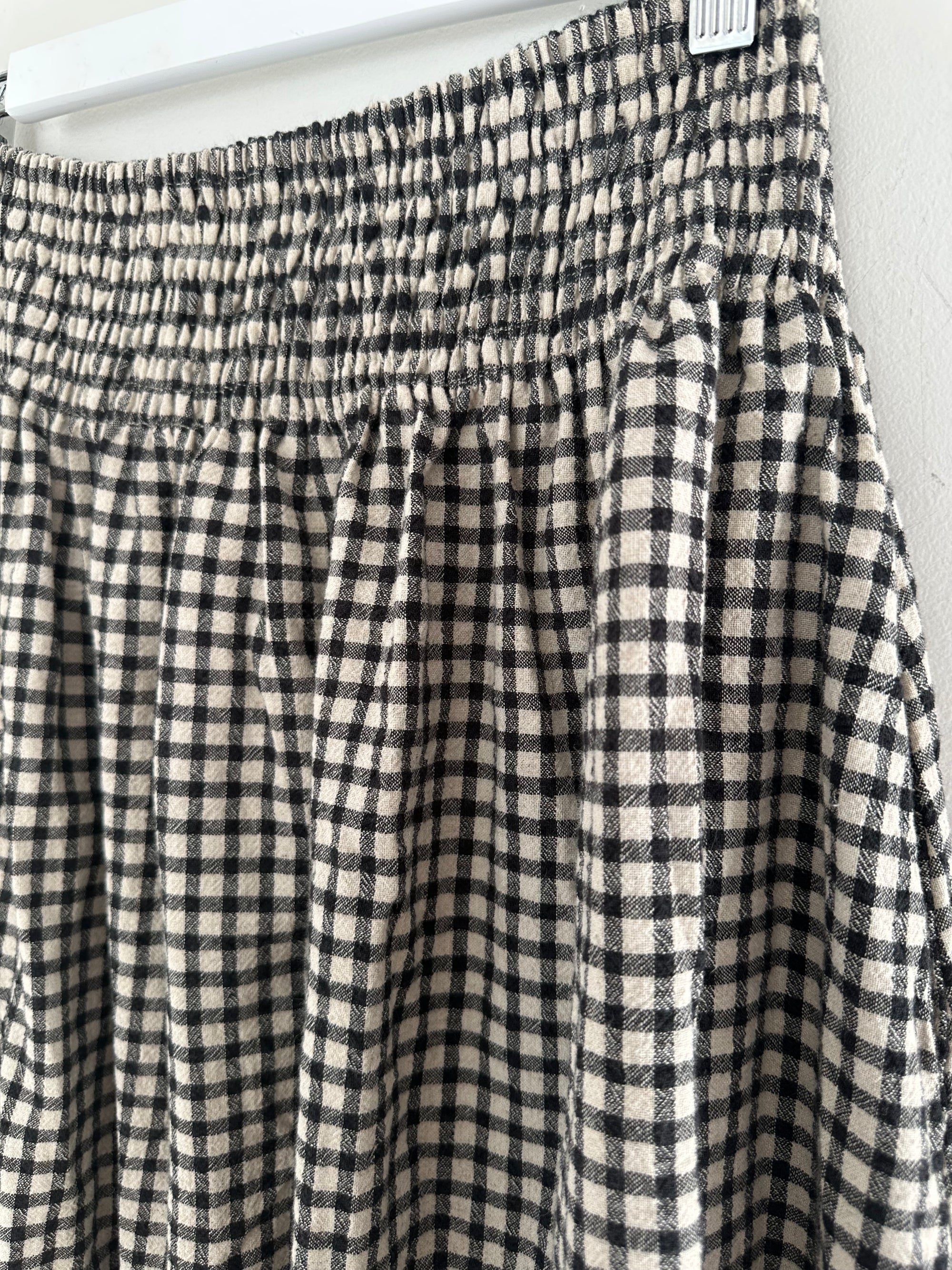 lulu skirt - vintage black check Apparel