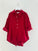 megan shirt - winter red cord Apparel