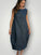 adele dress-charcoal linen Apparel