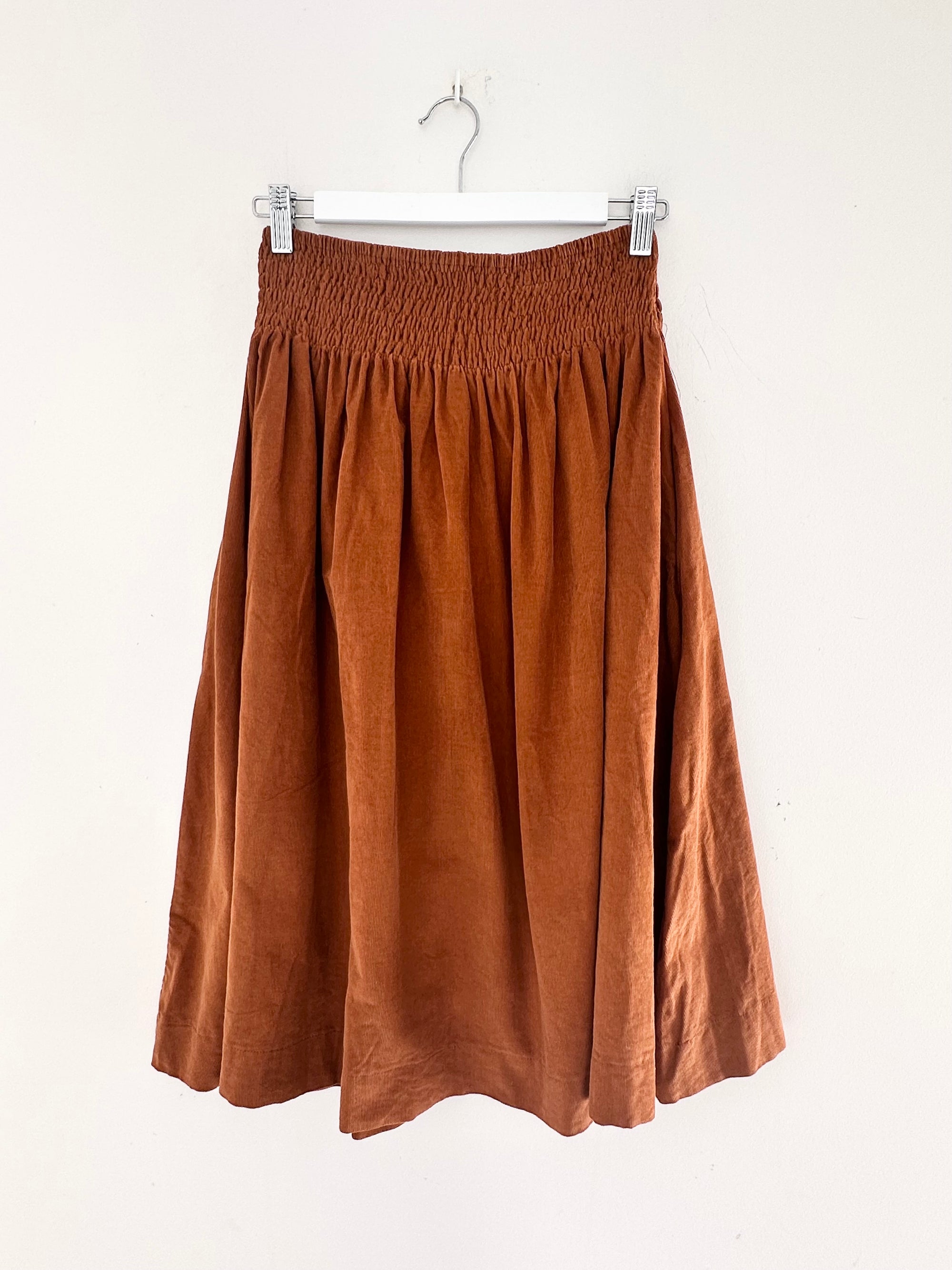 lola skirt - caramel cord Apparel