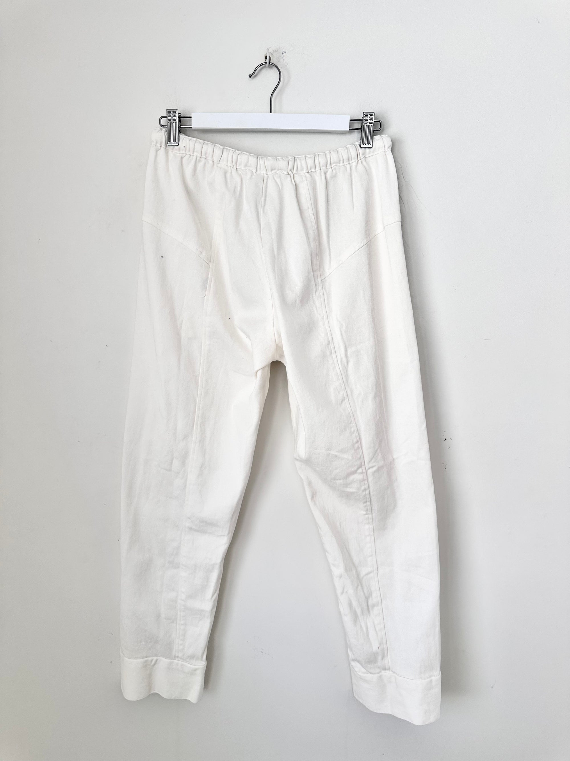 dylan pant-chalk twill cotton Apparel