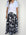 lulu skirt - big navy flower linen Apparel