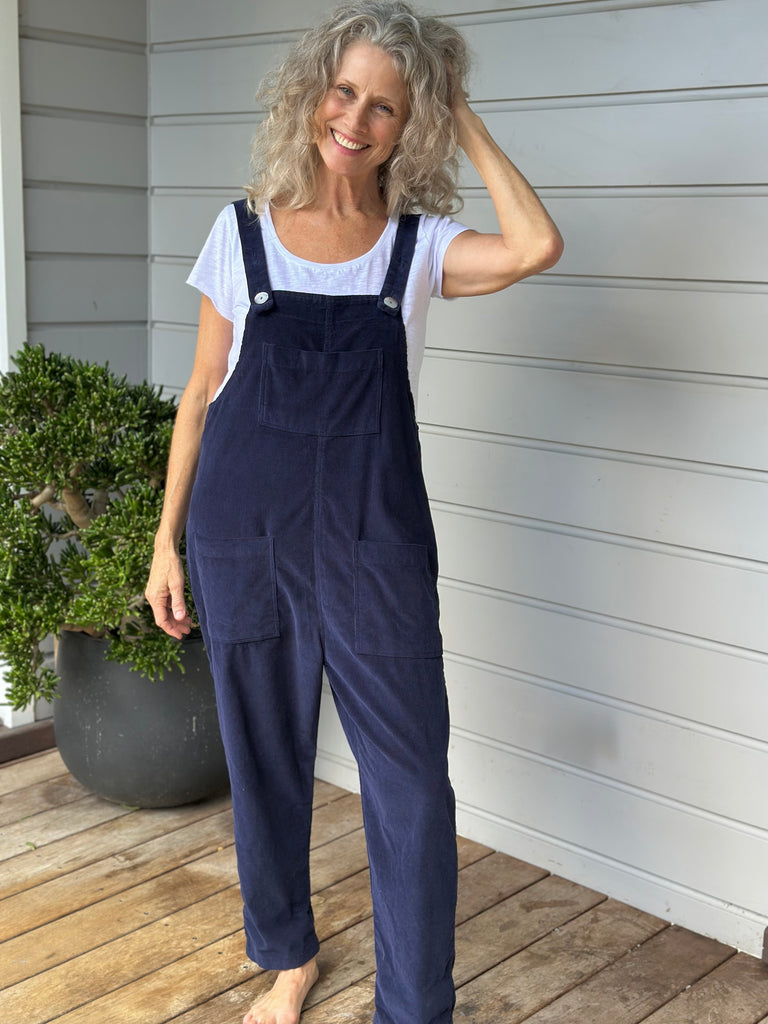overalls - indigo cord Apparel