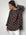 avril top - chocolate spot linen Apparel
