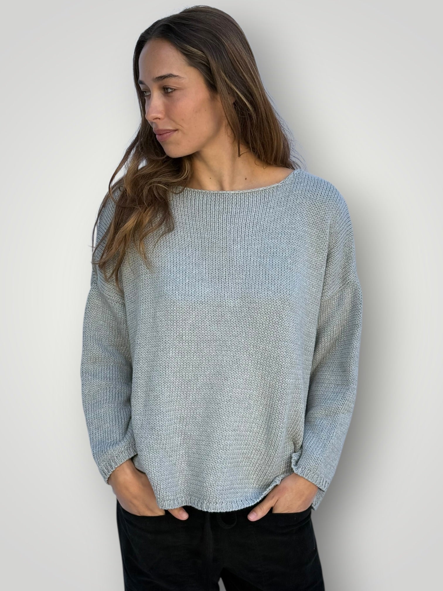 ashton cotton jersey - pebble Apparel