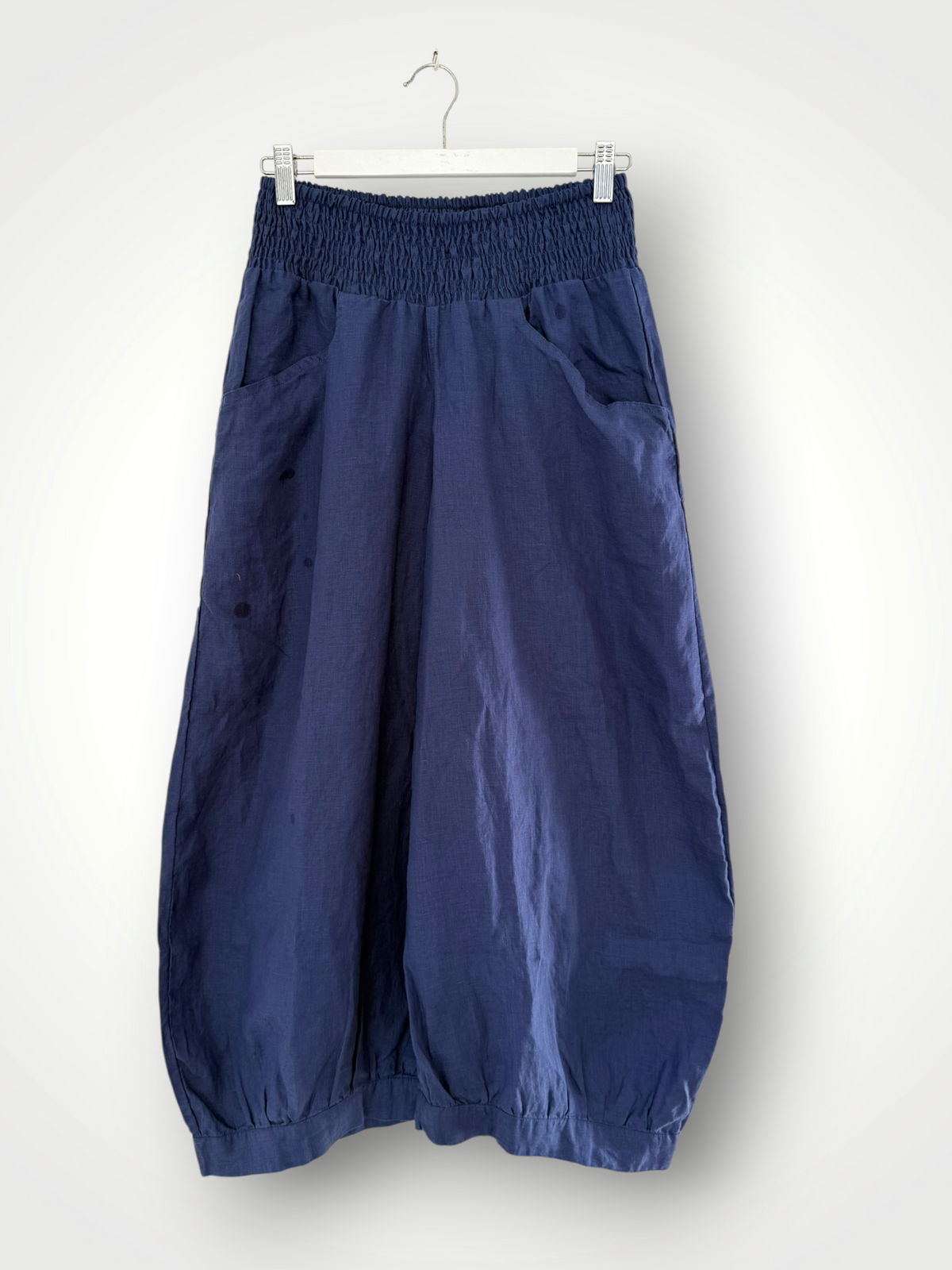 jackie pants - blue dusk linen Apparel