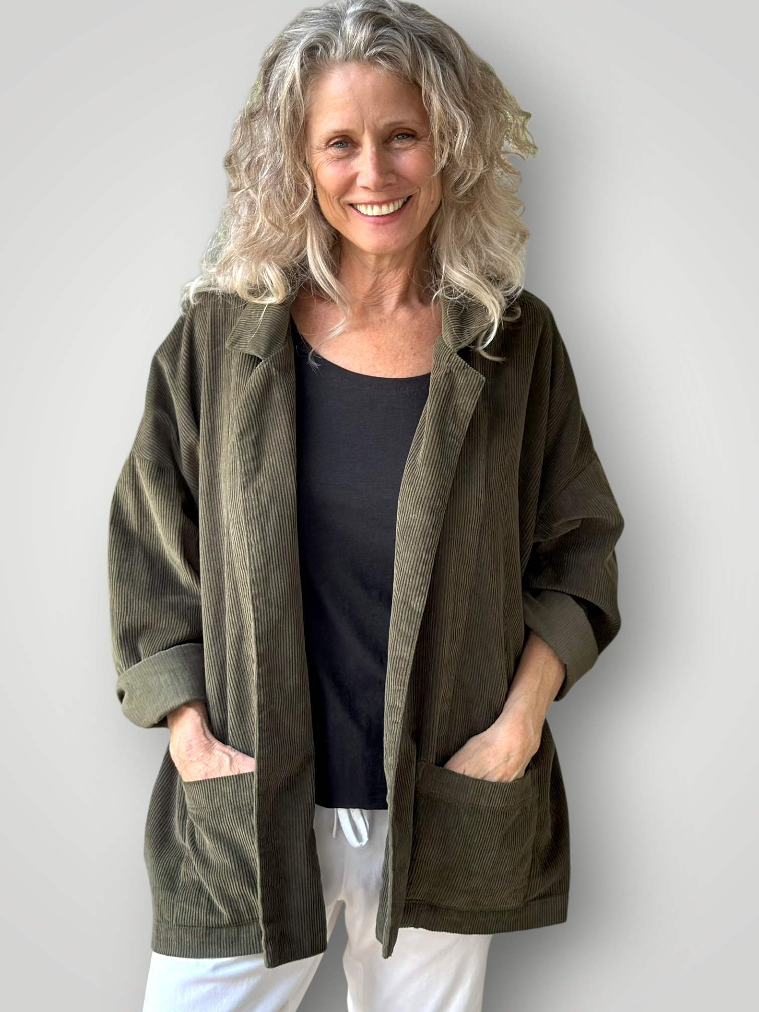 albert jacket - army cord Shirts