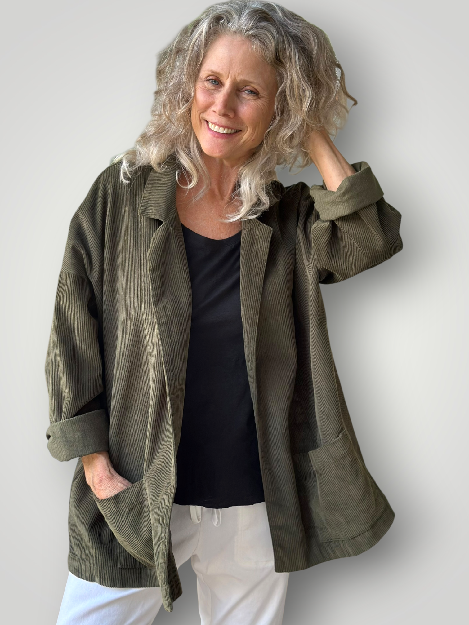 albert jacket - army cord Shirts
