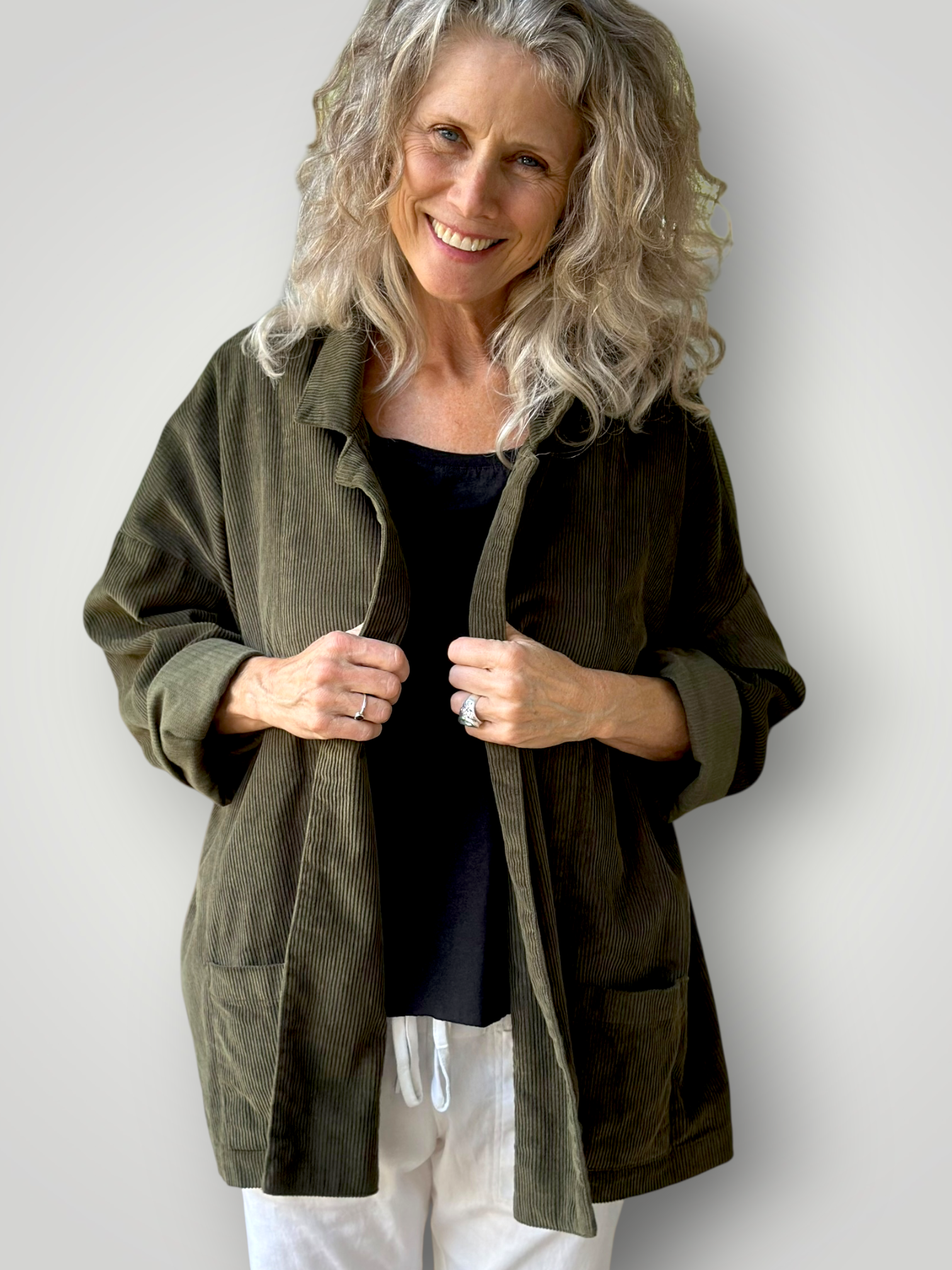 albert jacket - army cord Shirts