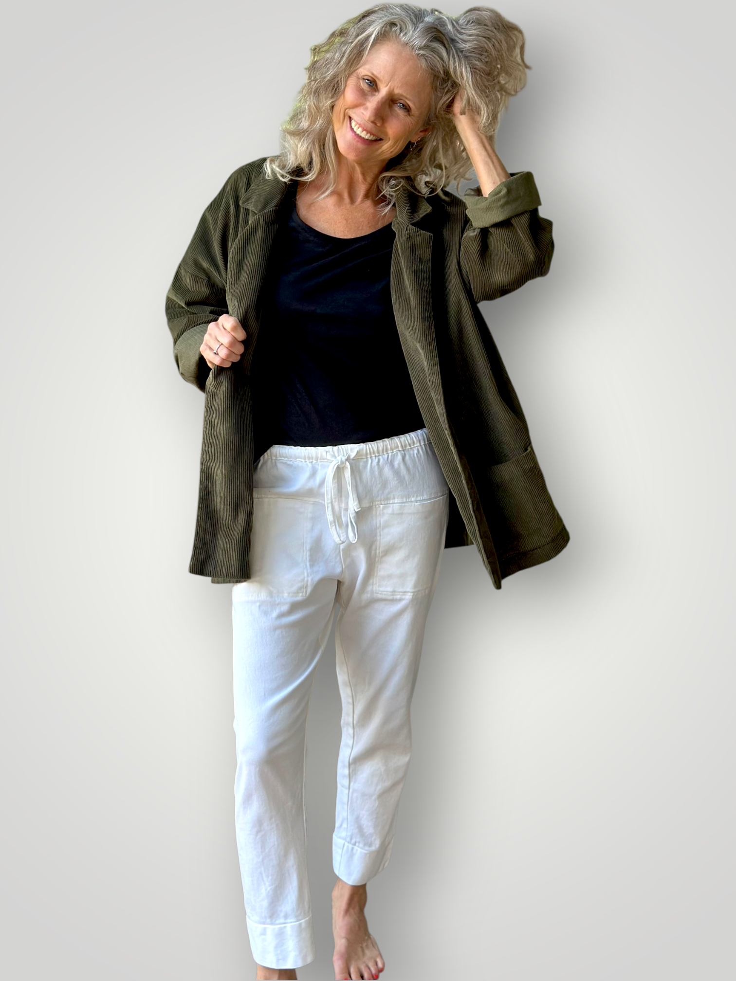 albert jacket - army cord Shirts