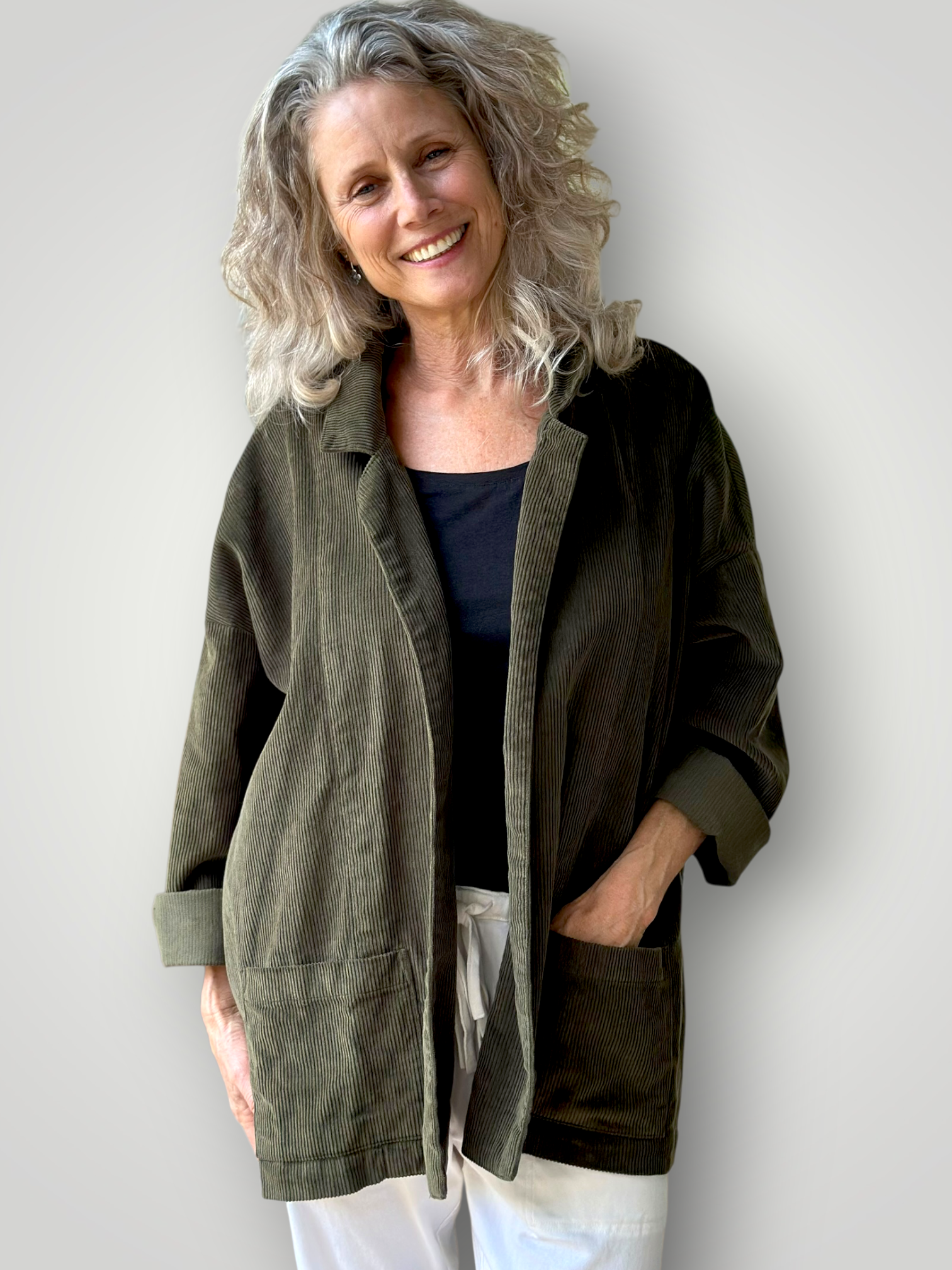 albert jacket - army cord Shirts