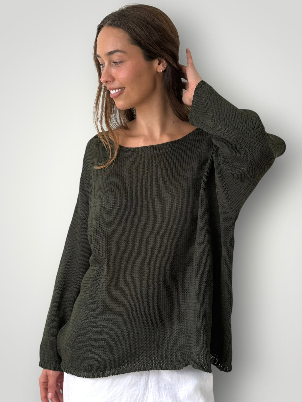 ashton cotton jersey-army Apparel
