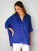 issey shirt - cobalt linen Apparel