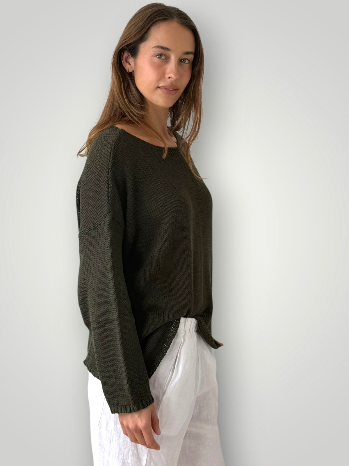 ashton cotton jersey-army Apparel