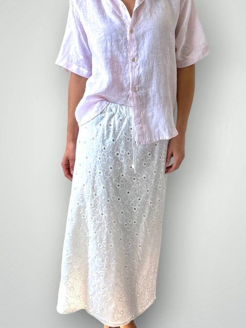 aria skirt - cotton embroidery Apparel