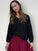 jasper cotton rib knit - black Apparel
