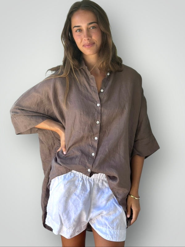 issey shirt - soil linen Apparel