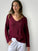 jamie cotton knit - merlot Apparel