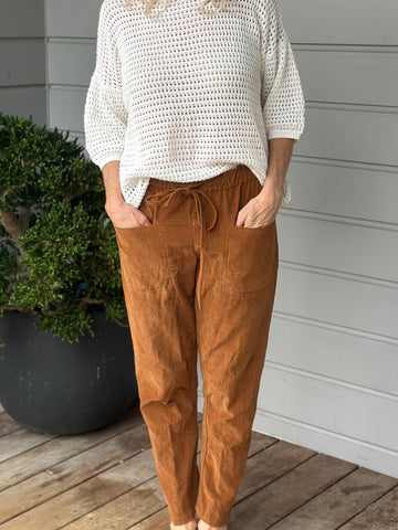 jessie pants - caramel cord Apparel