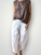 frankie pants-white linen Apparel