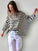 avril top - army stripe linen Apparel