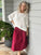 lola skirt - merlot cord Apparel