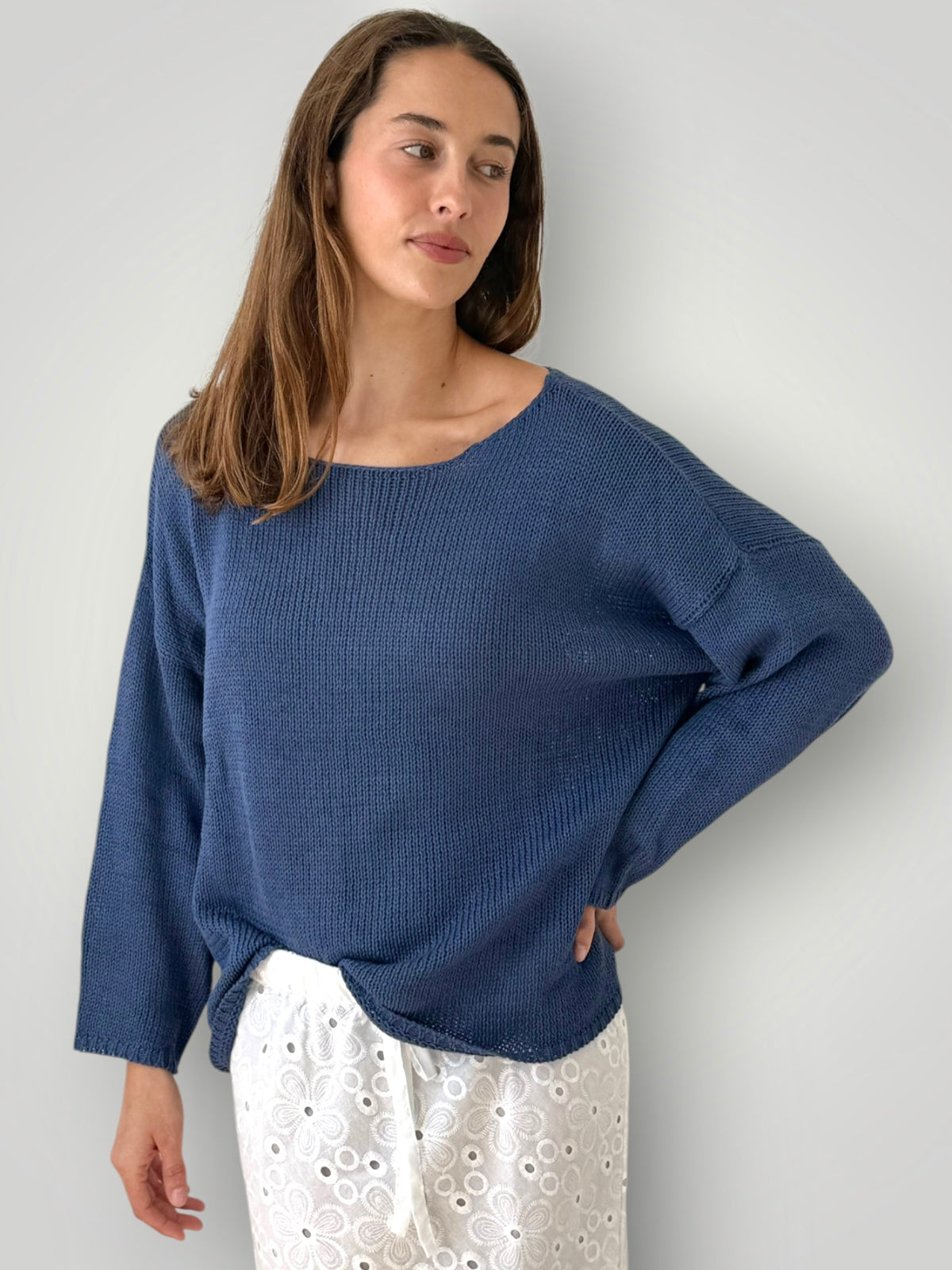 ashton knit - denim cotton General