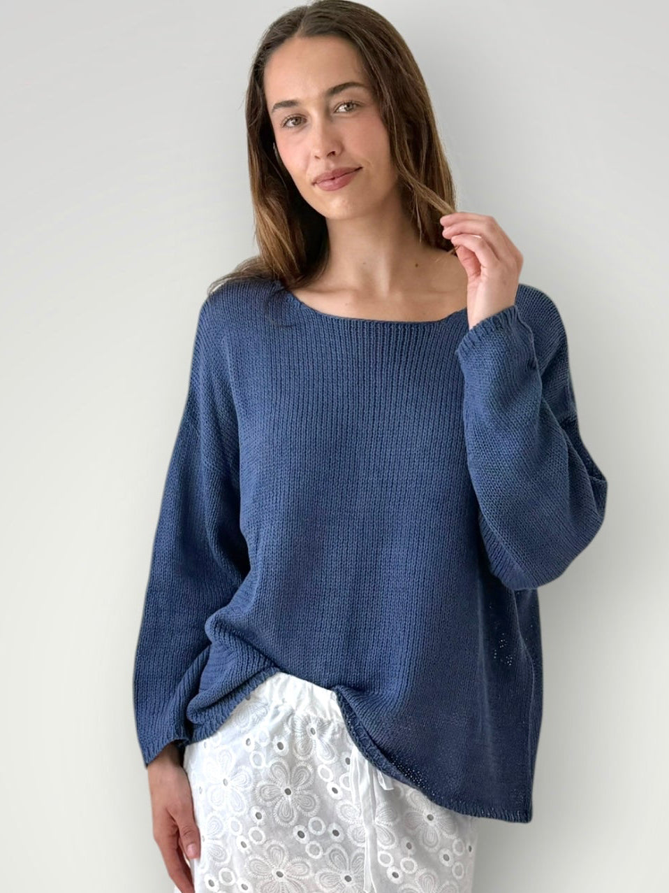 ashton knit - denim cotton General