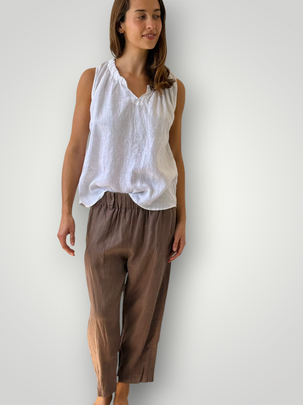 peta pants - soil linen Apparel