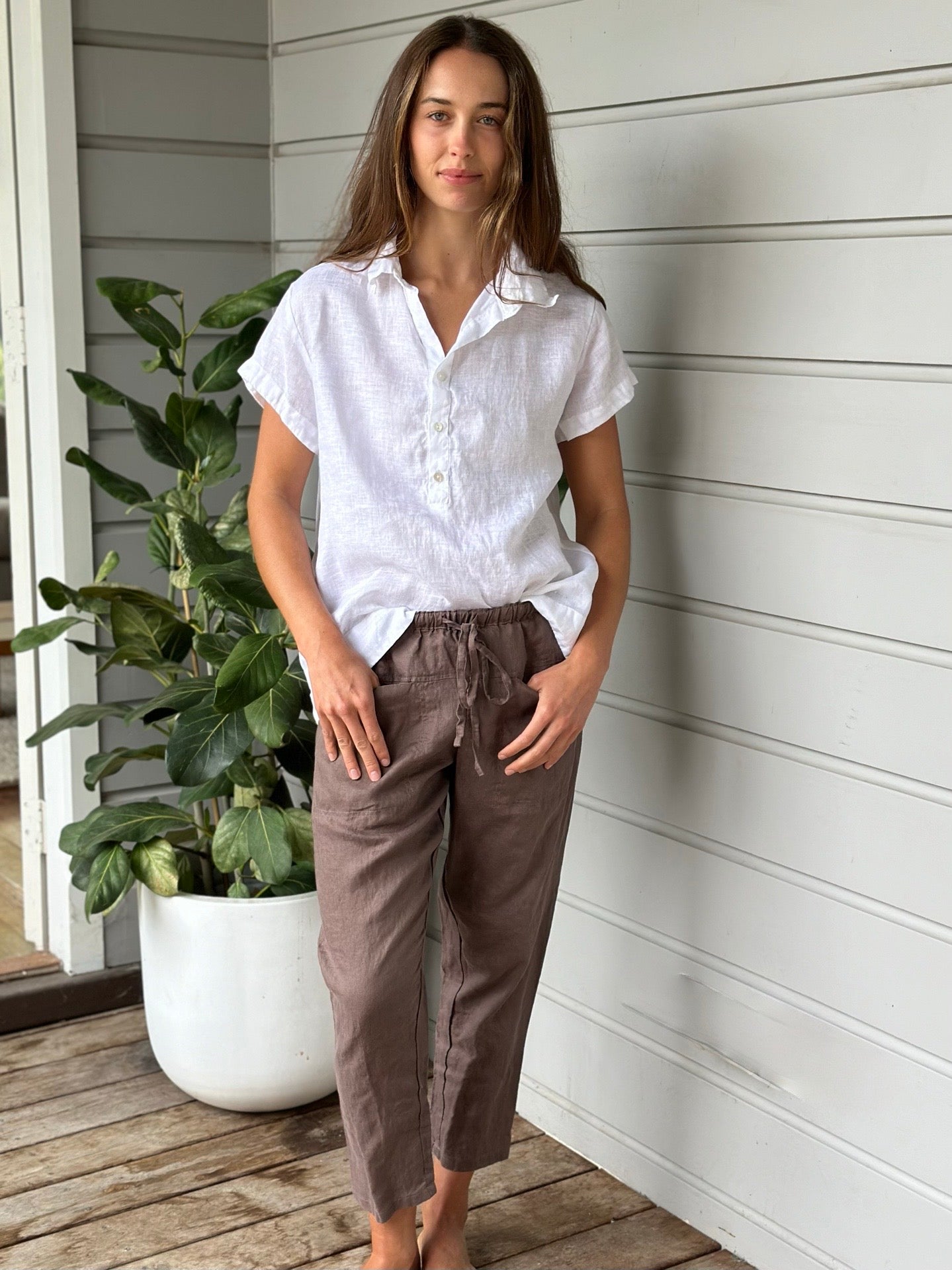jessie pant - soil linen Apparel  