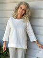 april top - winter white knit Apparel