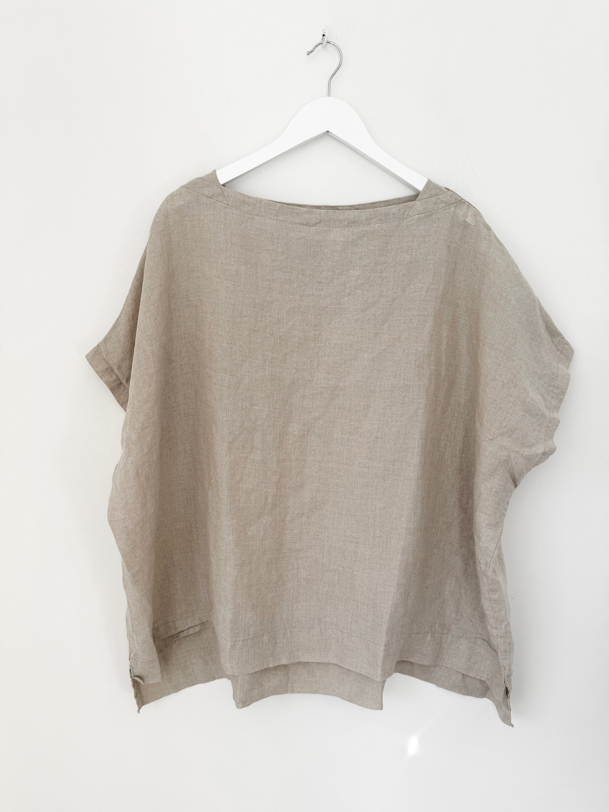 sammy top - natural linen Apparel
