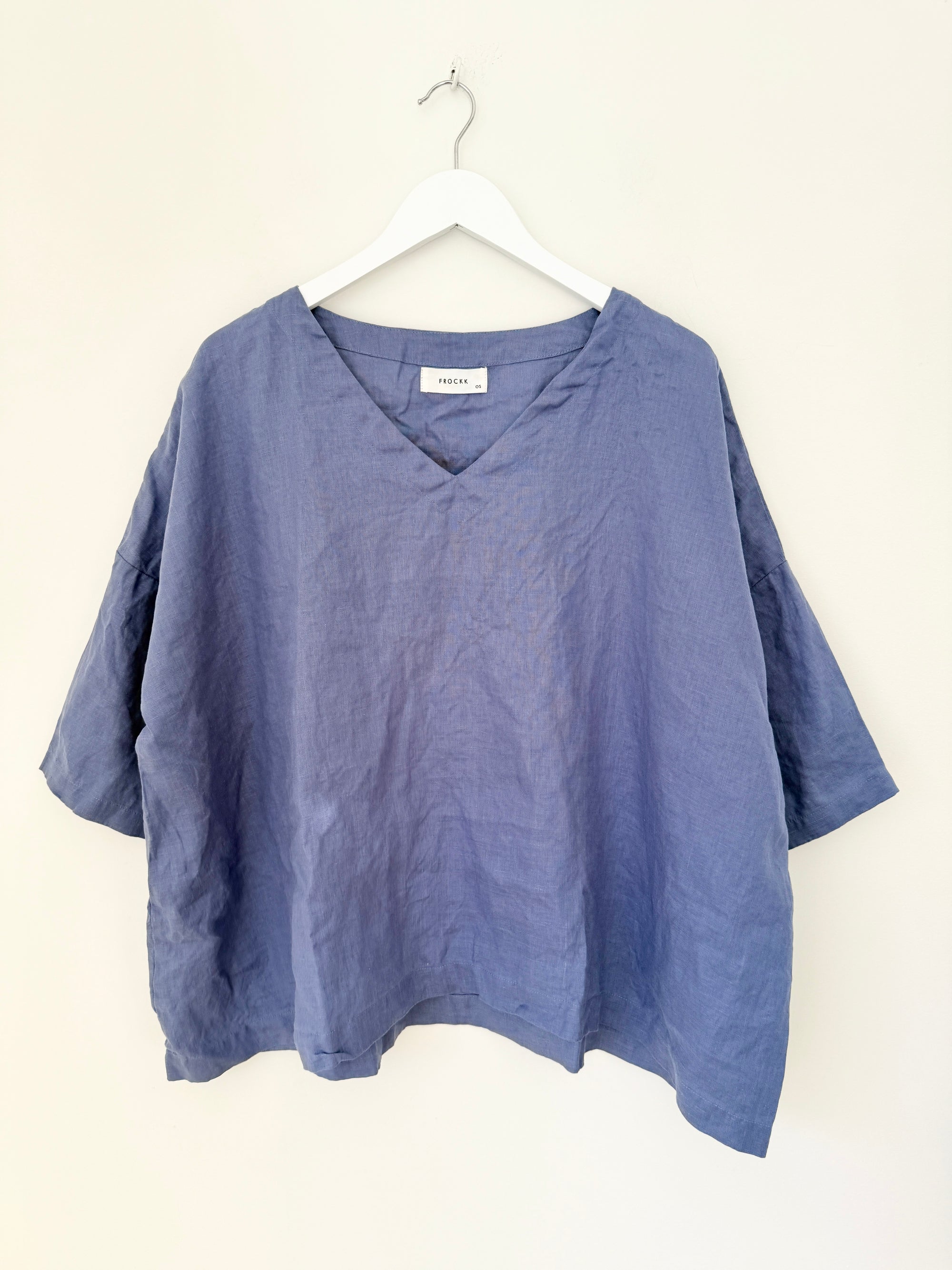 lydia top -cornflower linen Apparel