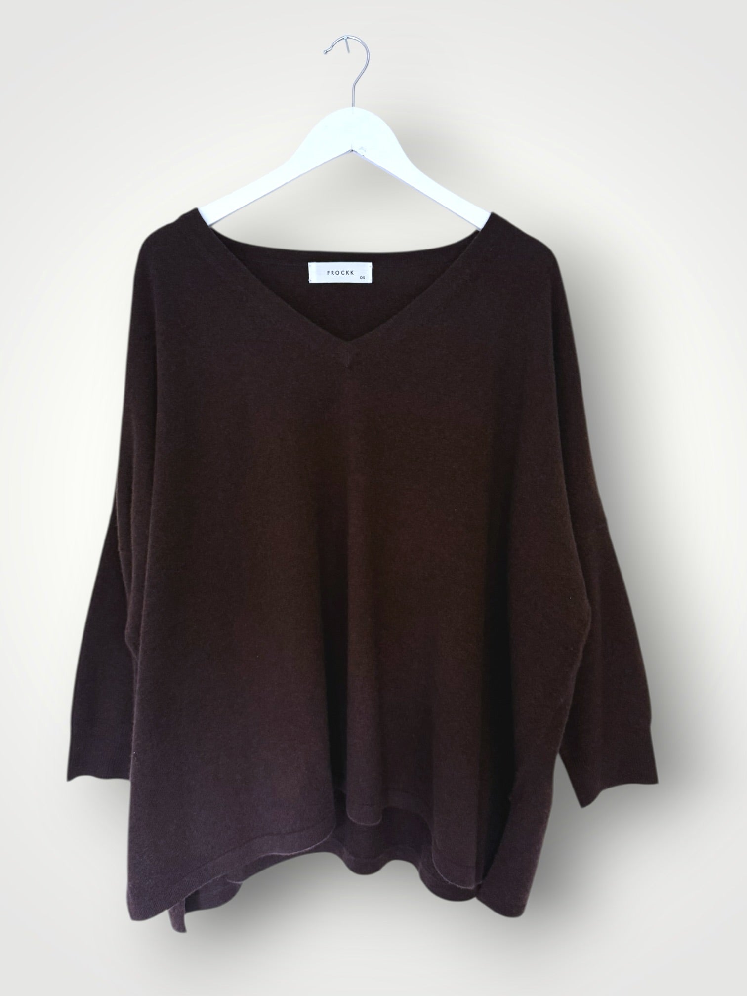 boyfriend cashmere knit -chocolate Apparel
