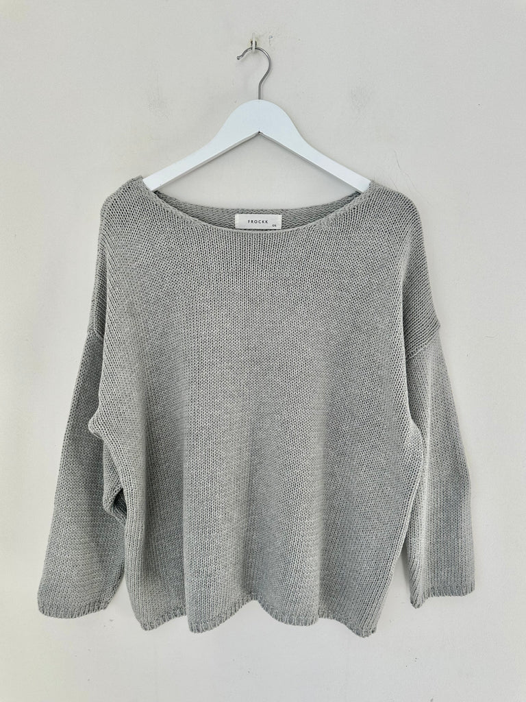 ashton jersey - pebble grey cotton Apparel
