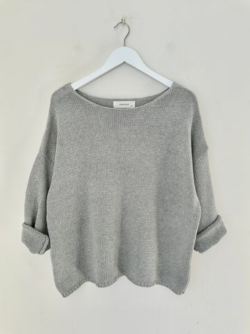 ashton jersey - pebble grey cotton Apparel