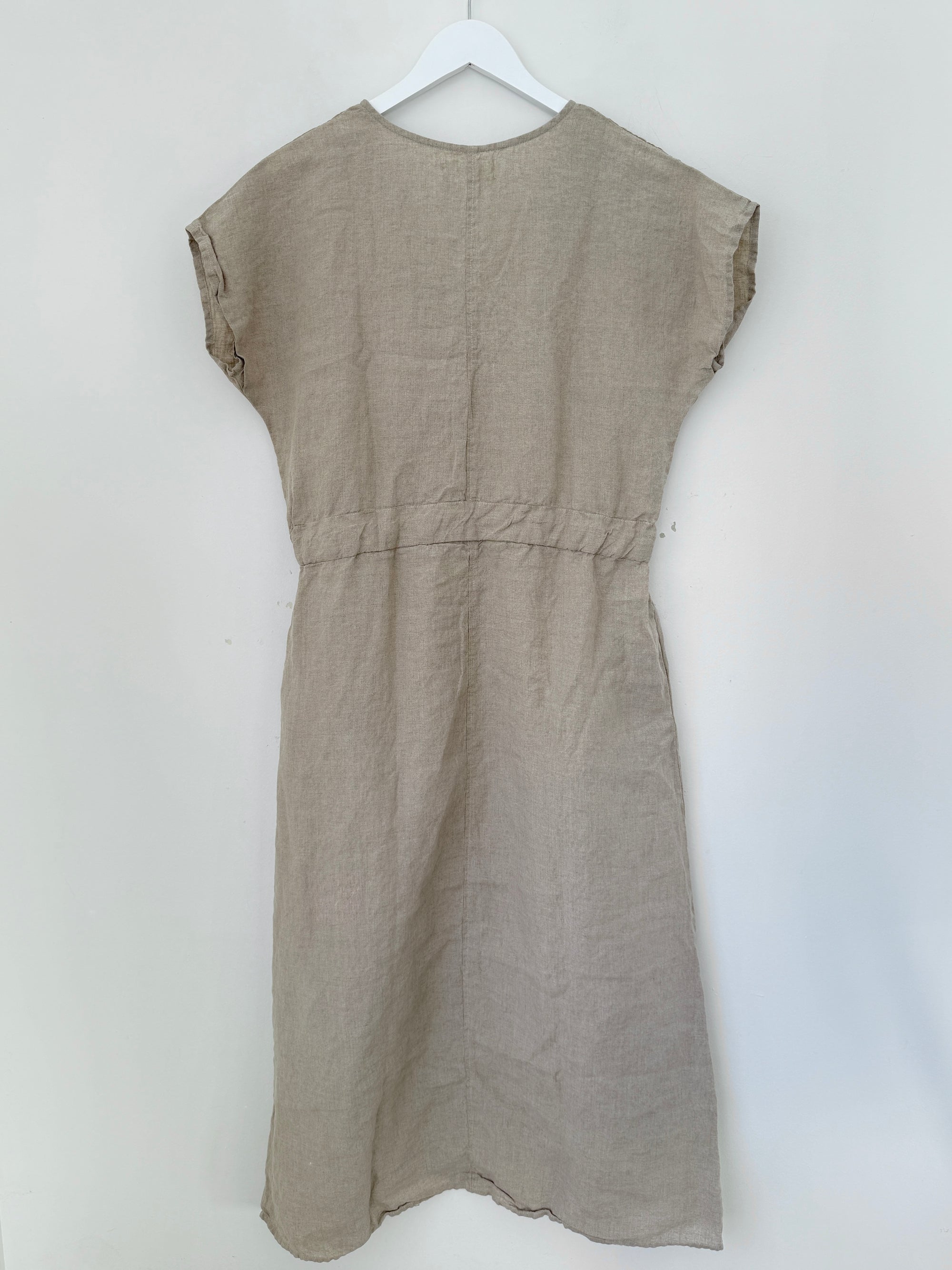 harper dress - natural linen Apparel
