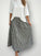lulu skirt - black check linen Apparel