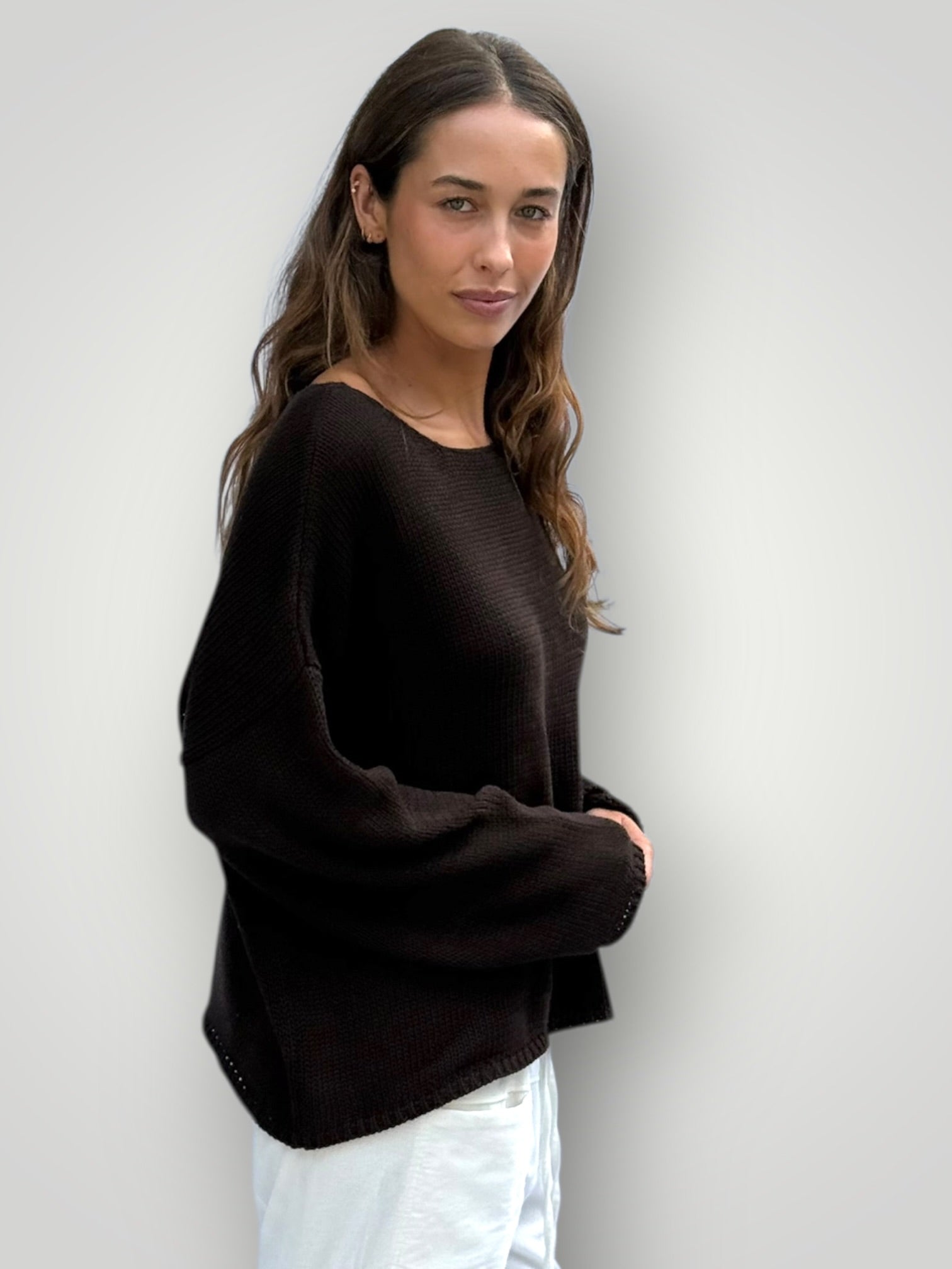 ashton cotton jersey - chocolate Apparel