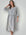april dress - charcoal stripe linen Apparel