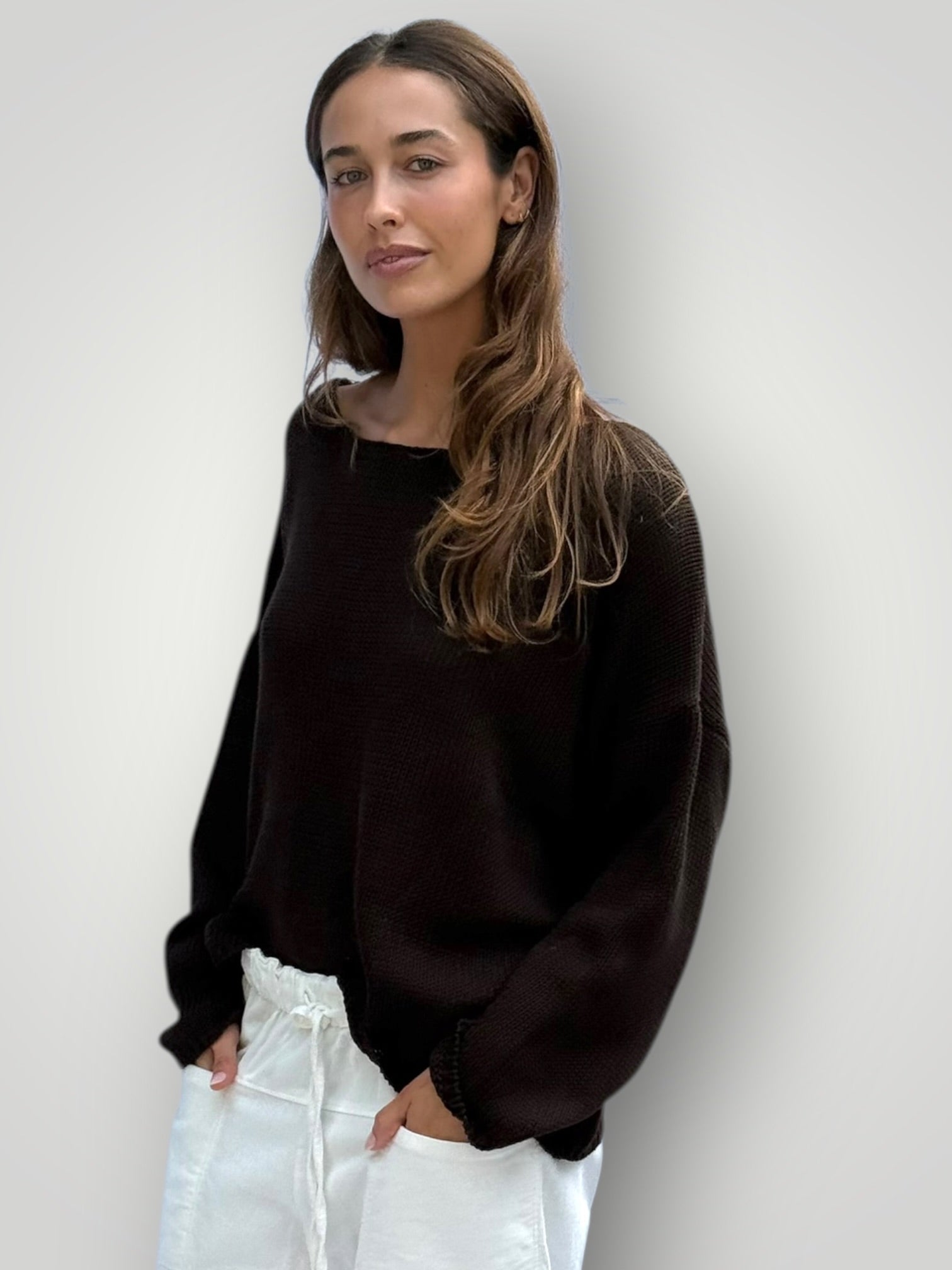 ashton cotton jersey - chocolate Apparel