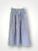 lulu skirt - cornflower stripe linen Apparel