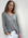 georgia v neck ribbed -grey General