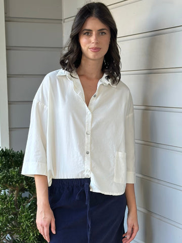 deanna shirt - winter white cord Apparel