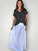 lulu skirt -white linen Apparel
