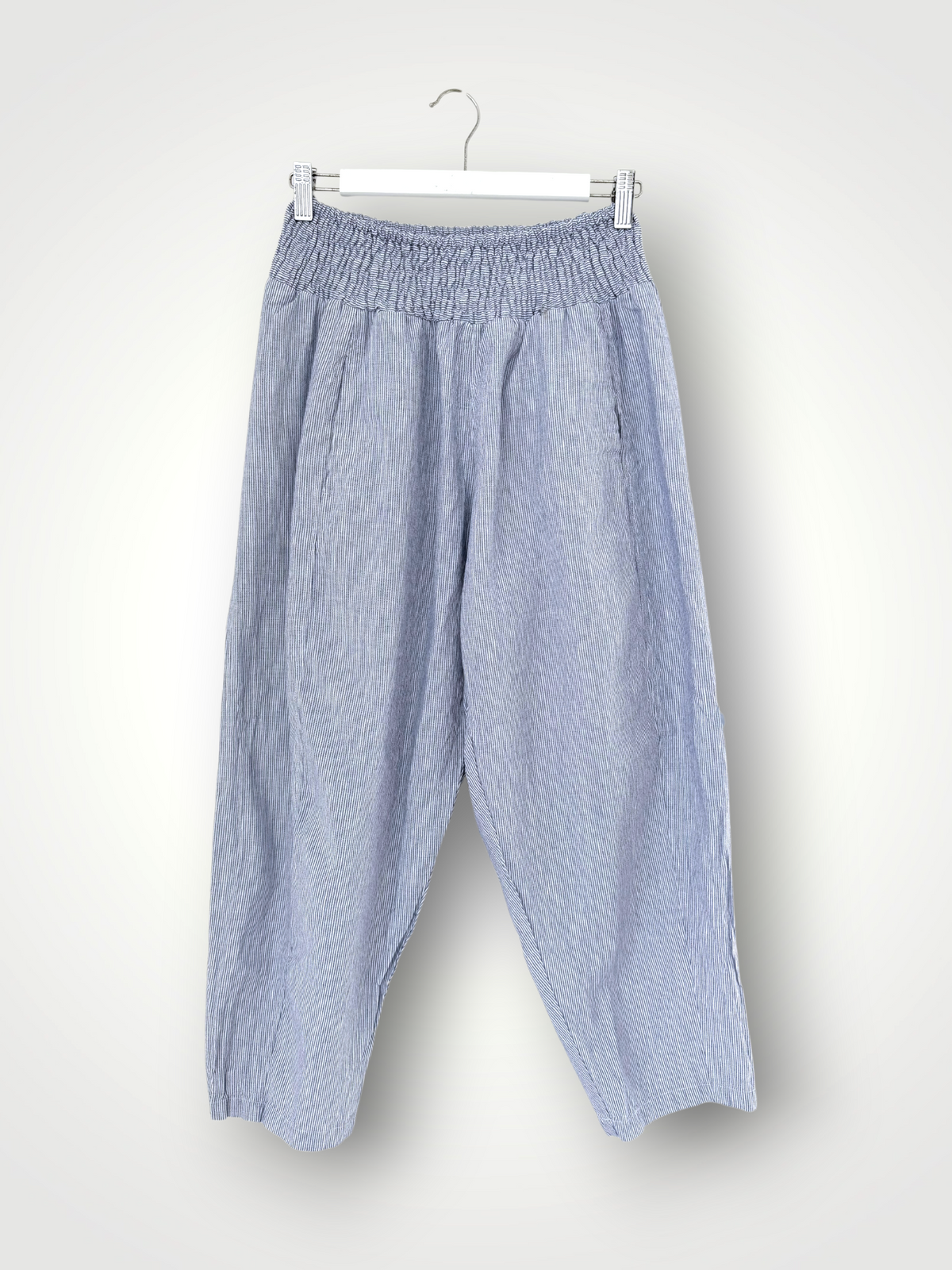 frankie pant - fine denim stripe